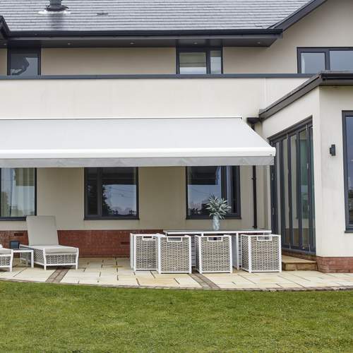 Extra large patio awnings