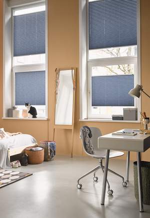 Luxaflex® pleated blinds