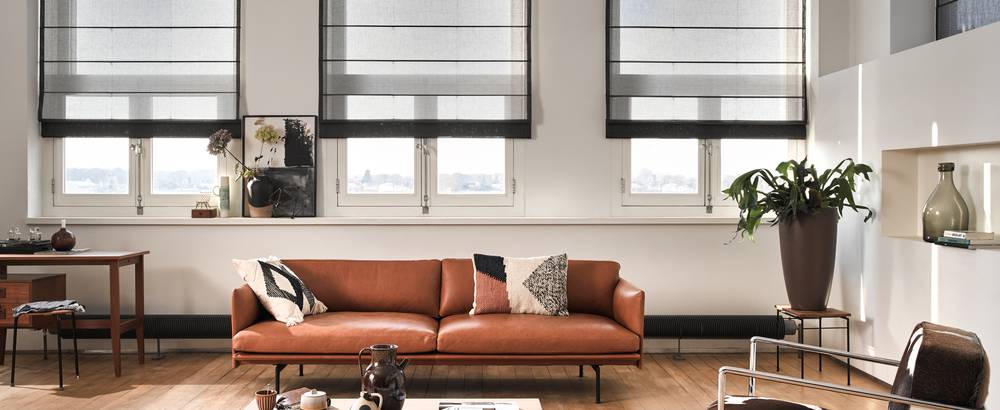 Luxaflex Roman Blinds  Living Room
